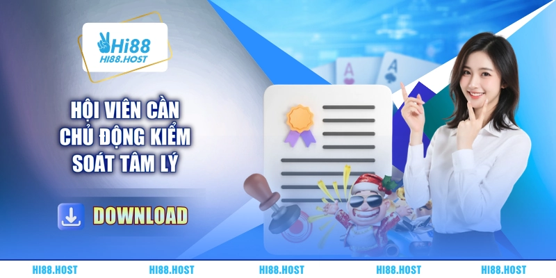 Hội viên cần chủ động kiểm soát tâm lý Hội viên cần chủ động kiểm soát tâm lý