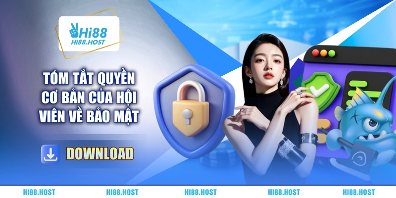 Tóm tắt quyền cơ bản của hội viên về bảo mật Tóm tắt quyền cơ bản của hội viên về bảo mật